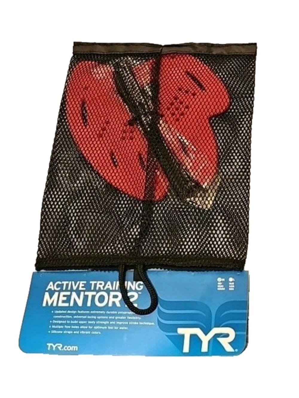 TYR Active Training Mentor 2 Paddle Red Medium